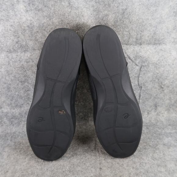 Easy Spirit Shoes Womens 8 Loafers Slip On Leather Black Comfort Walking Classic - Picture 10 of 13